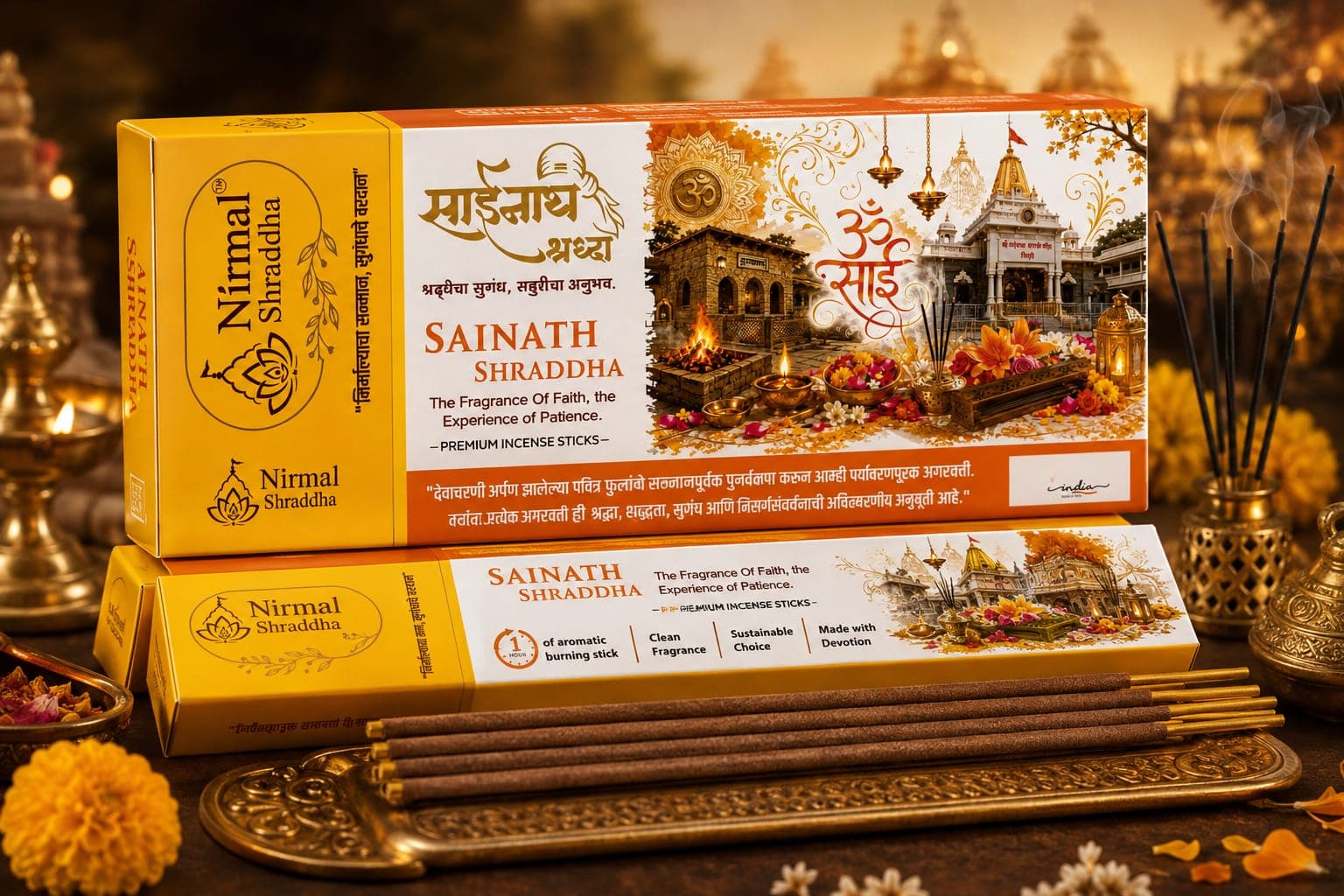 साईनाथ श्रद्धा incense sticks